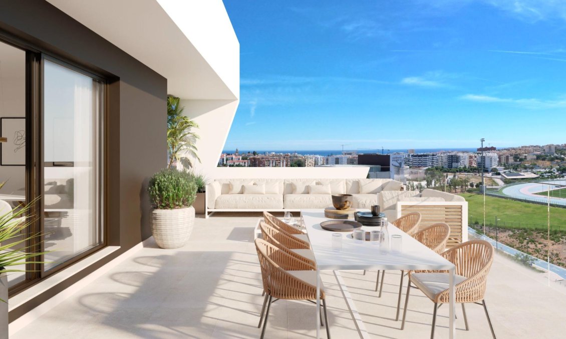 Obra nueva - Apartamento -
Estepona - Parque Central
