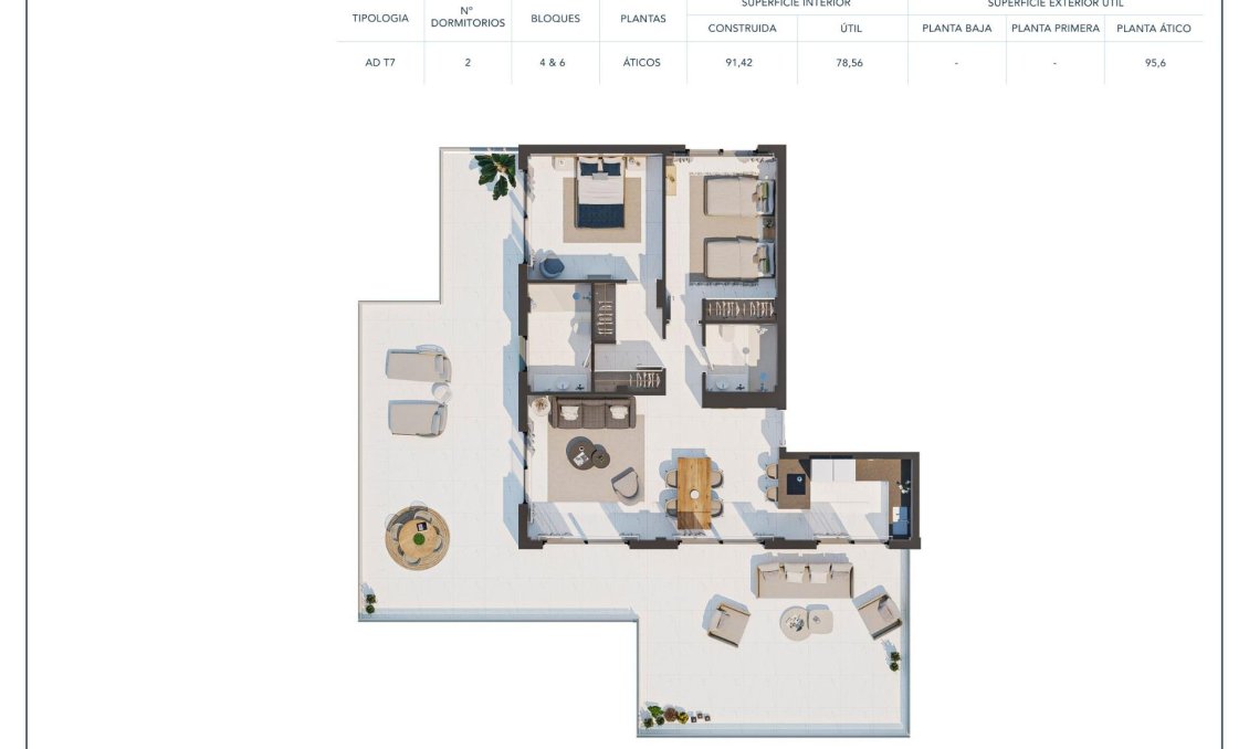 Obra nueva - Ático -
Casares - Camarate