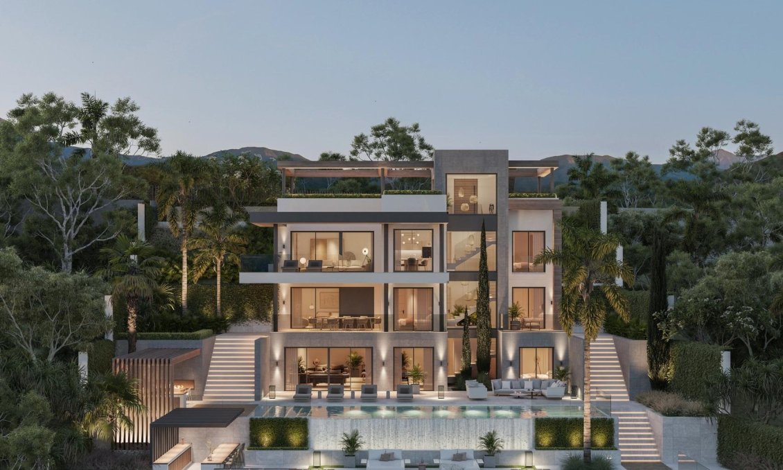 Obra nueva - Villa -
Mijas - Cerros Del Águila