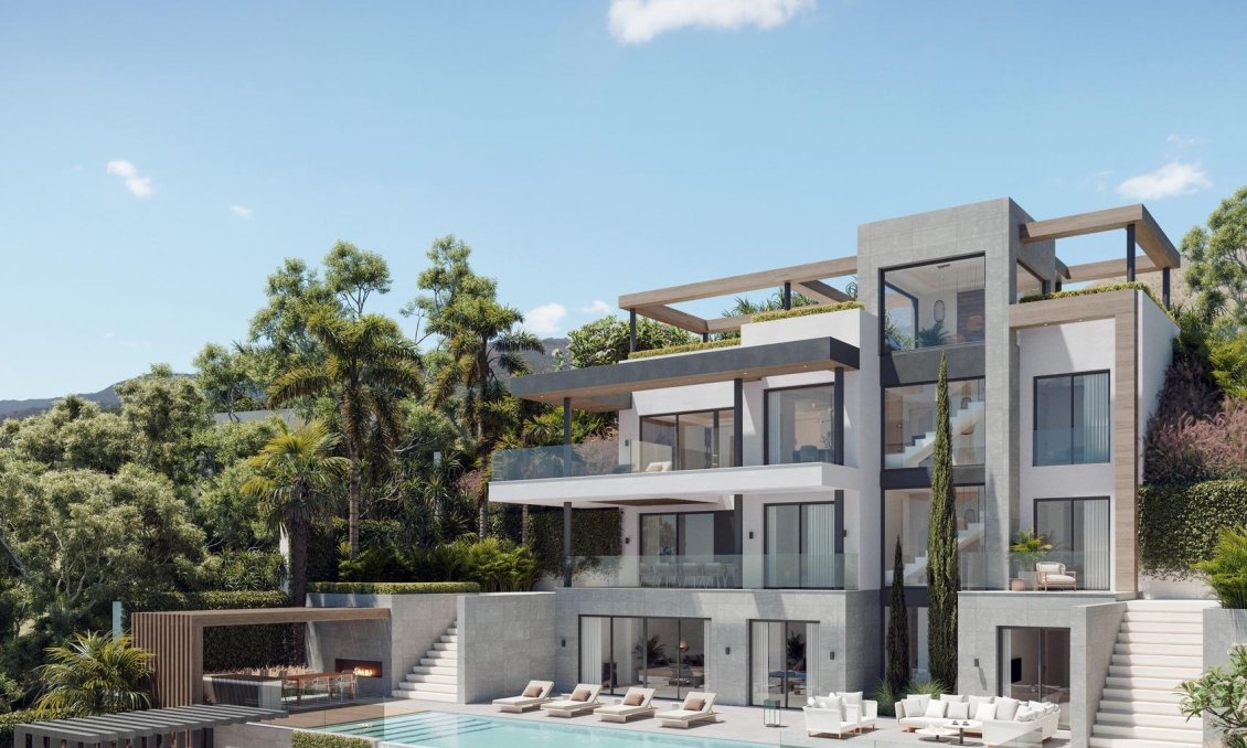 Obra nueva - Villa -
Mijas - Cerros Del Águila