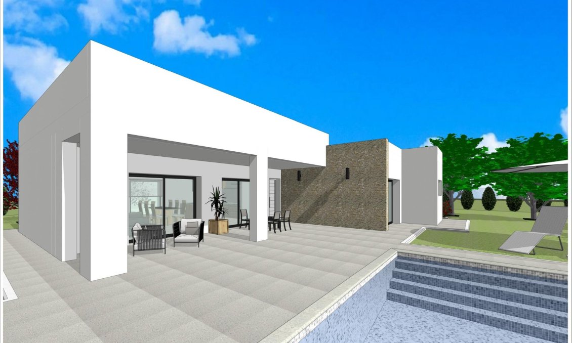 Obra nueva - Villa -
Aspe - Poligono 19