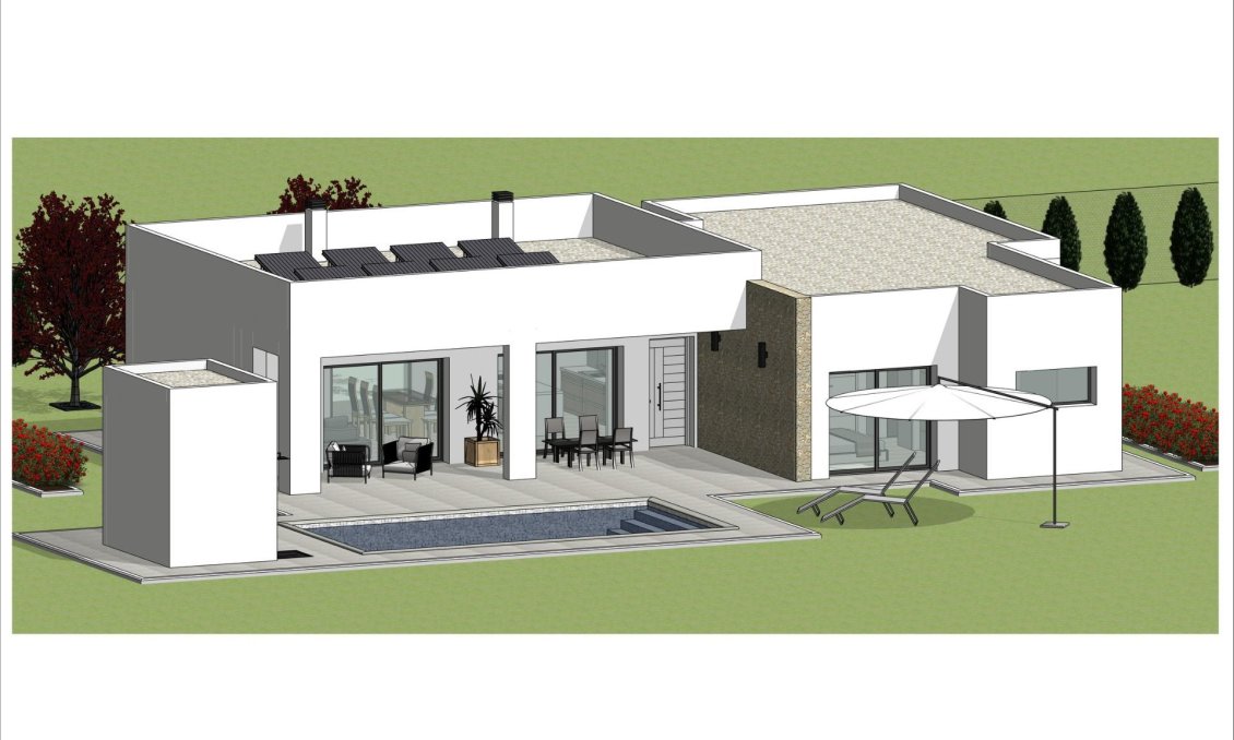 Obra nueva - Villa -
Aspe - Poligono 19