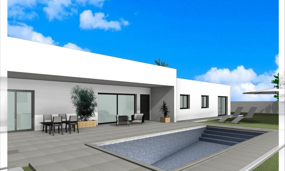 Obra nueva - Villa -
Aspe - Poligono 19