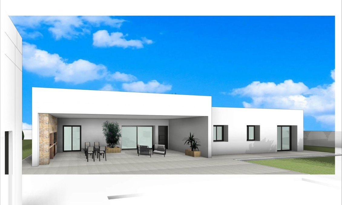 Obra nueva - Villa -
Aspe - Poligono 19