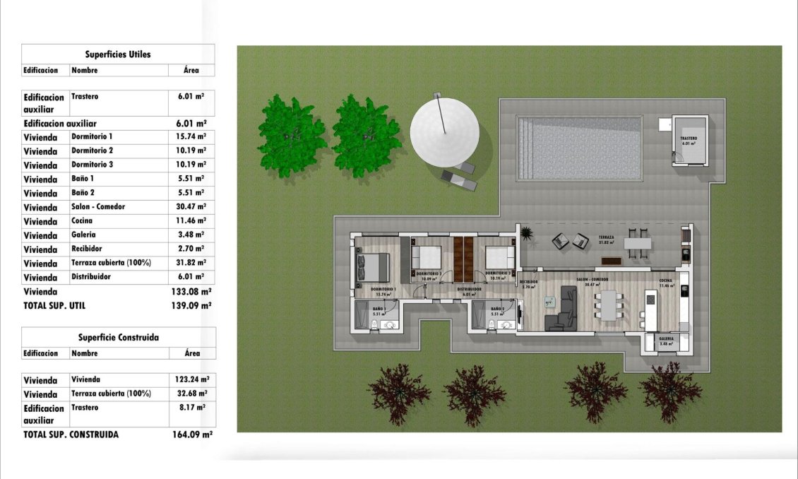 Obra nueva - Villa -
Aspe - Poligono 19