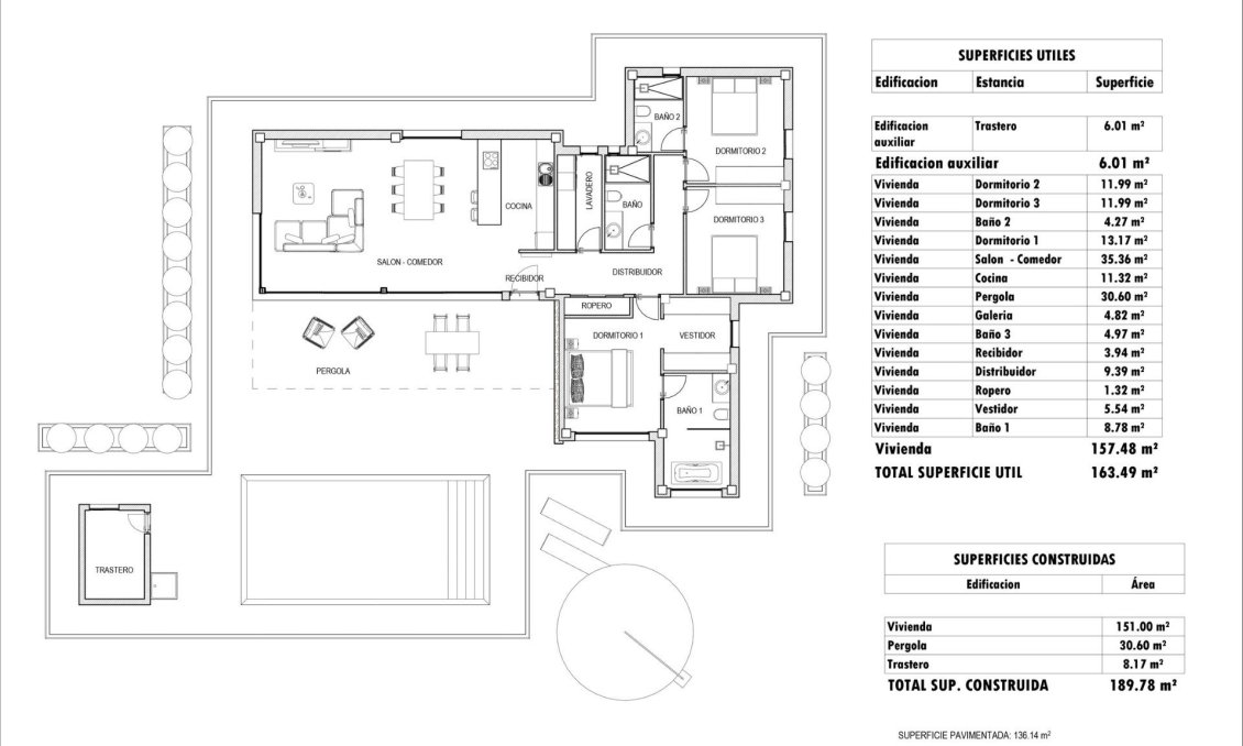 Obra nueva - Villa -
Aspe - Poligono 19