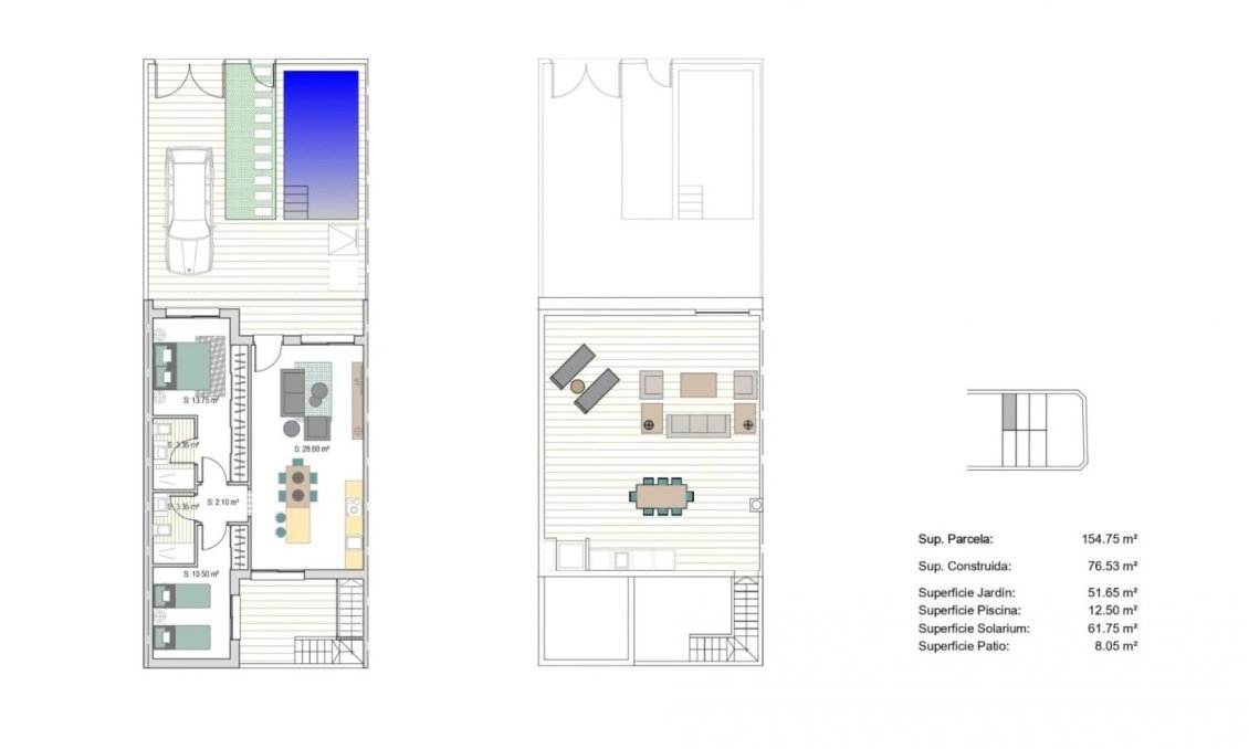 Új építésű - Town House -
San Javier - Parque del doce