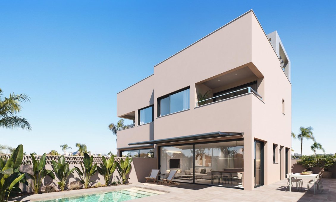 Obra nueva - Villa -
Pilar de la Horadada - Las Higuericas