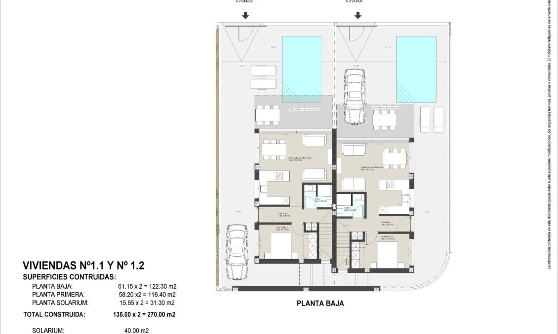 Obra nueva - Villa -
Pilar de la Horadada - Las Higuericas