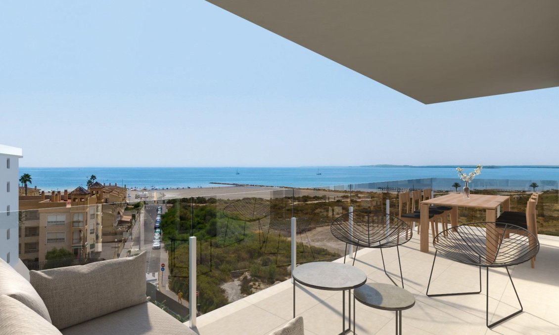 Új építésű - Tetőtéri lakás -
Santa Pola - Playa Tamarit
