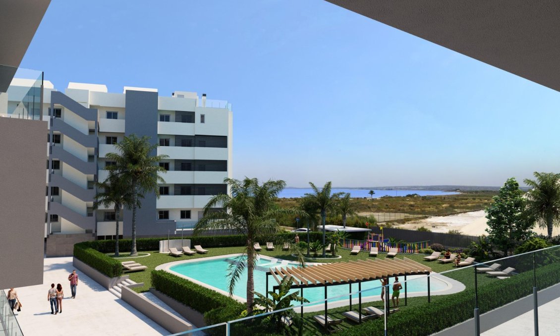 Új építésű - Tetőtéri lakás -
Santa Pola - Playa Tamarit