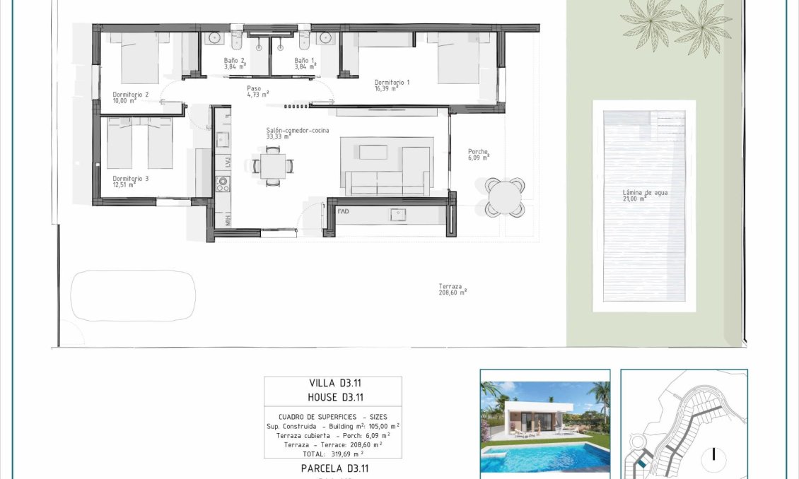 Obra nueva - Villa -
Vera - Pueblo Salinas