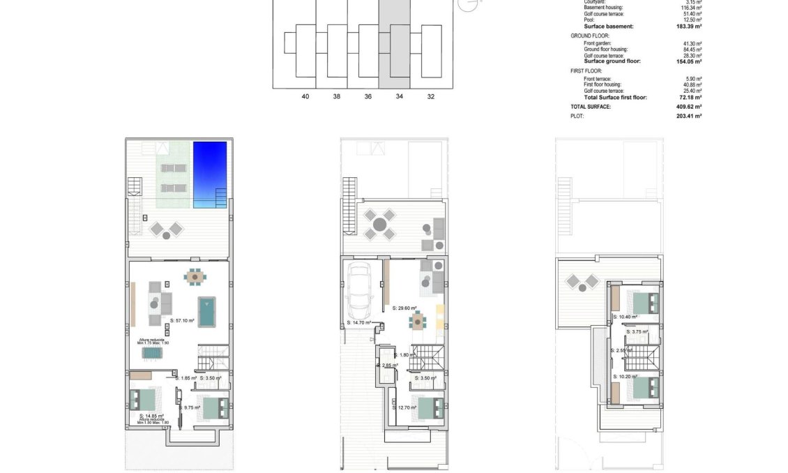 Obra nueva - Villa -
Los Alcazares - Serena Golf