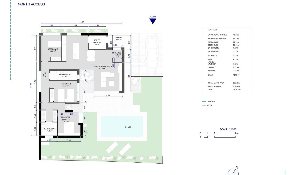 Obra nueva - Villa -
Baños y Mendigo - Altaona Golf