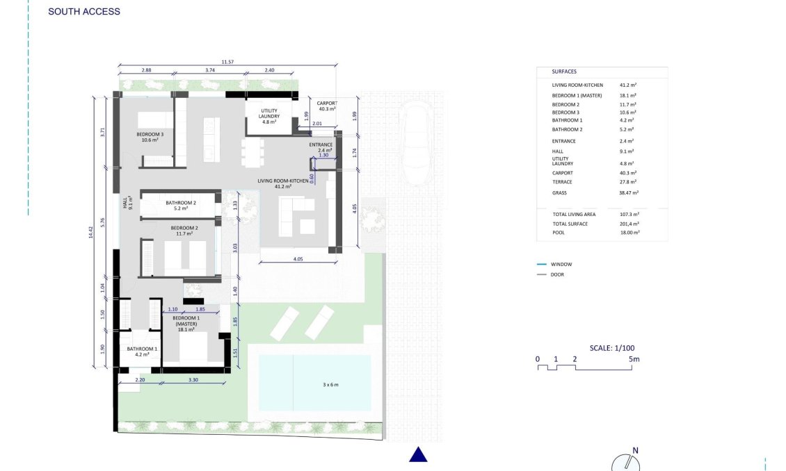 Obra nueva - Villa -
Baños y Mendigo - Altaona Golf