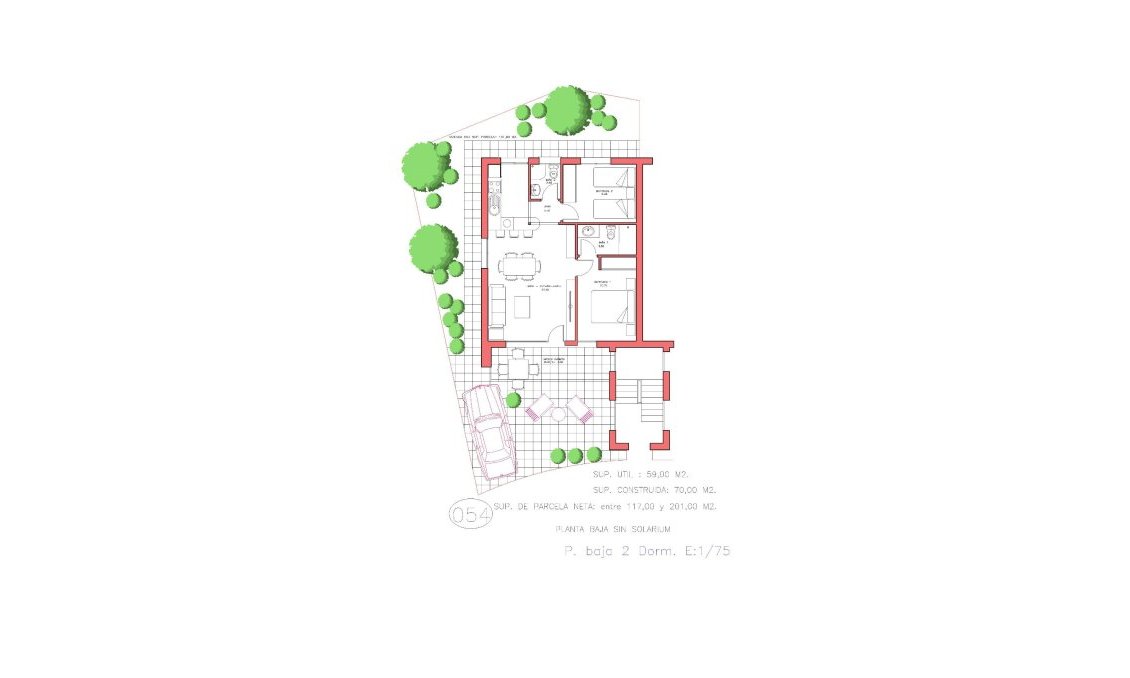 Obra nueva - Bungalow -
Fuente Álamo - La Pinilla