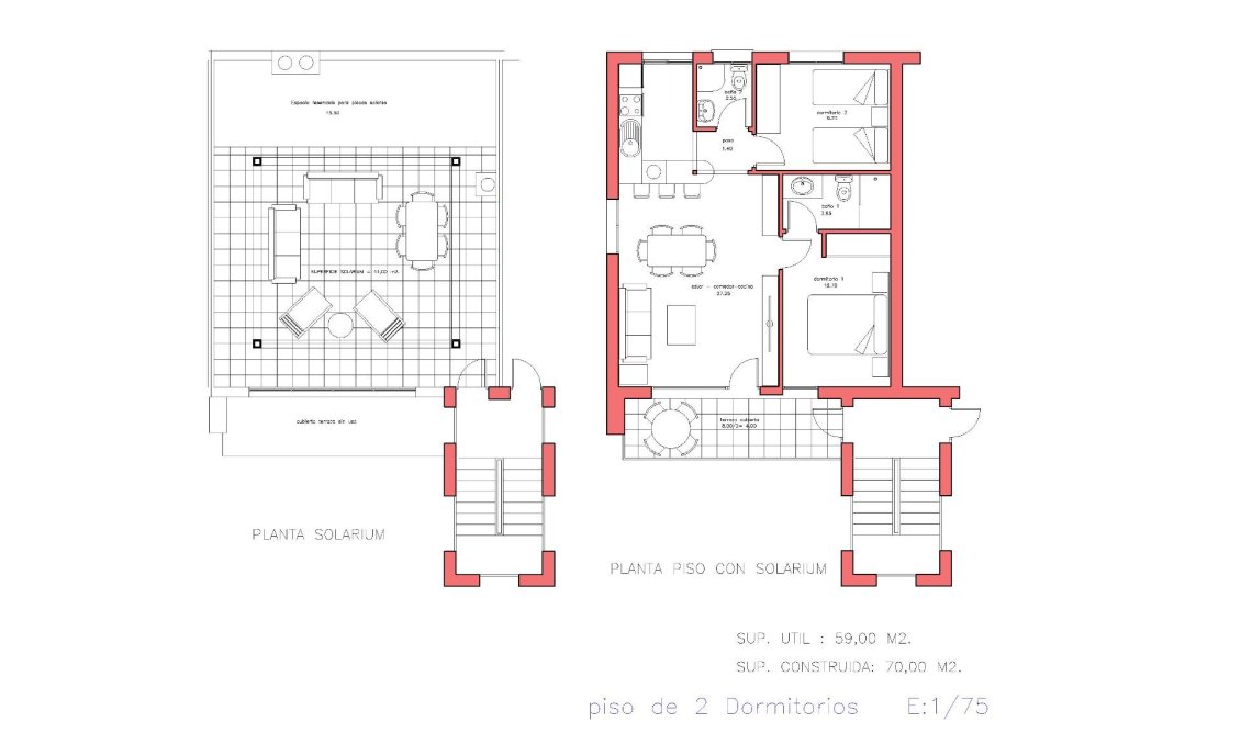 Obra nueva - Bungalow -
Fuente Álamo - La Pinilla