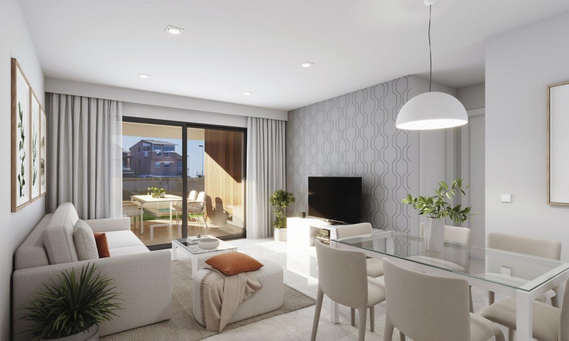 Obra nueva - Bungalow -
Puerto de Mazarron - Playa Negra