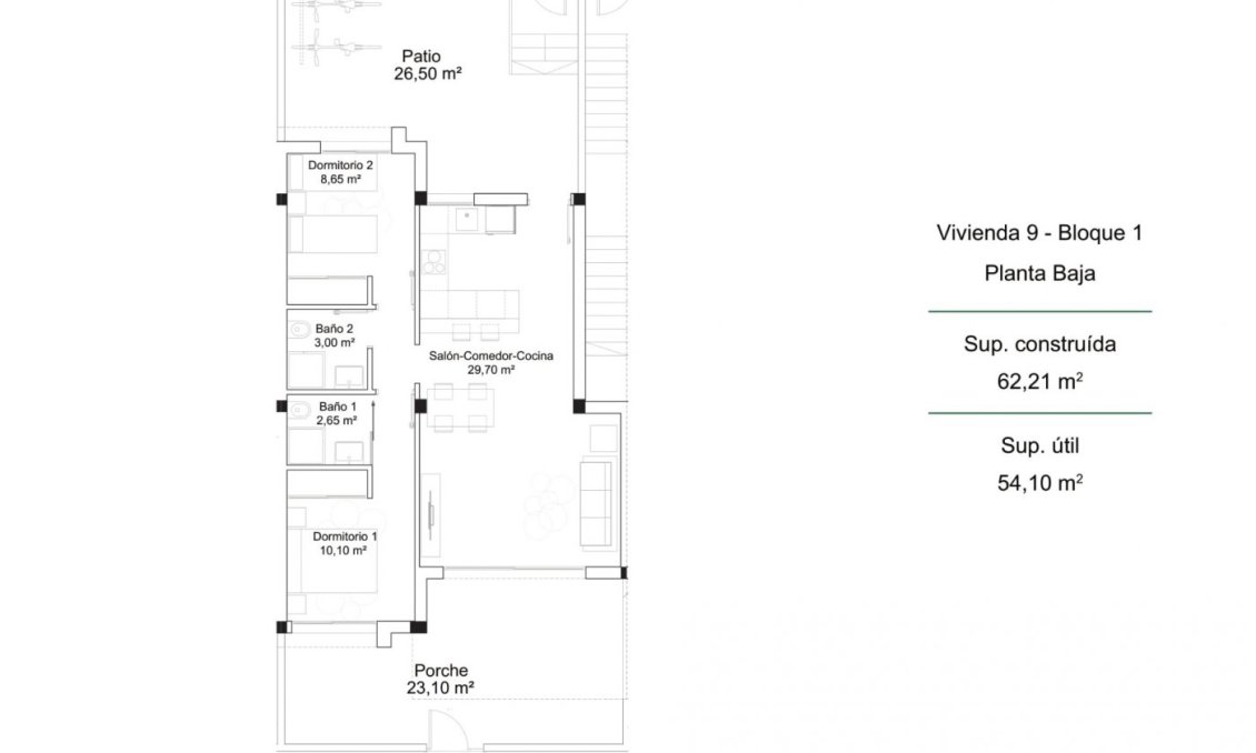 Obra nueva - Bungalow -
Orihuela Costa - PAU 26