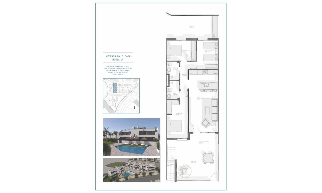 Obra nueva - Bungalow -
Vera - Pueblo Salinas
