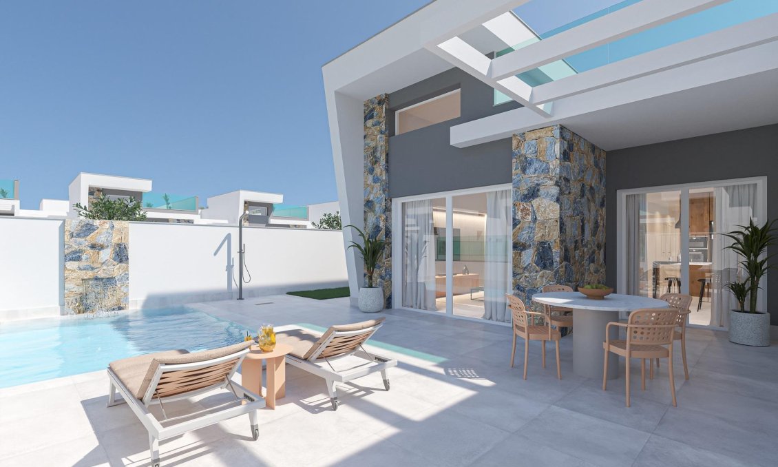 Obra nueva - Villa -
Los Alcazares - Serena Golf