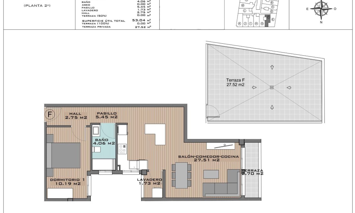 Obra nueva - Ático -
Algorfa - Pueblo