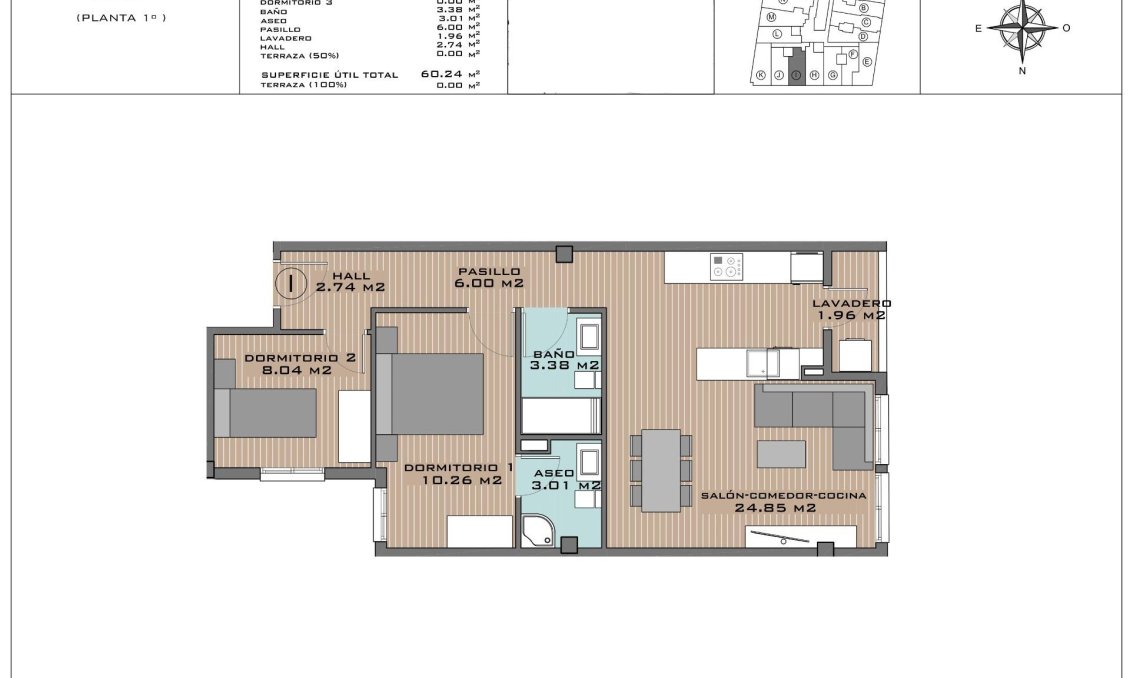 Obra nueva - Apartamento -
Algorfa - Pueblo