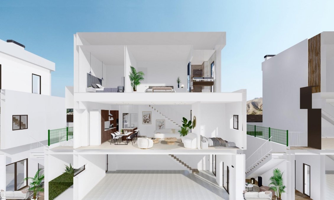 Obra nueva - Villa -
Finestrat - Golf Bahia
