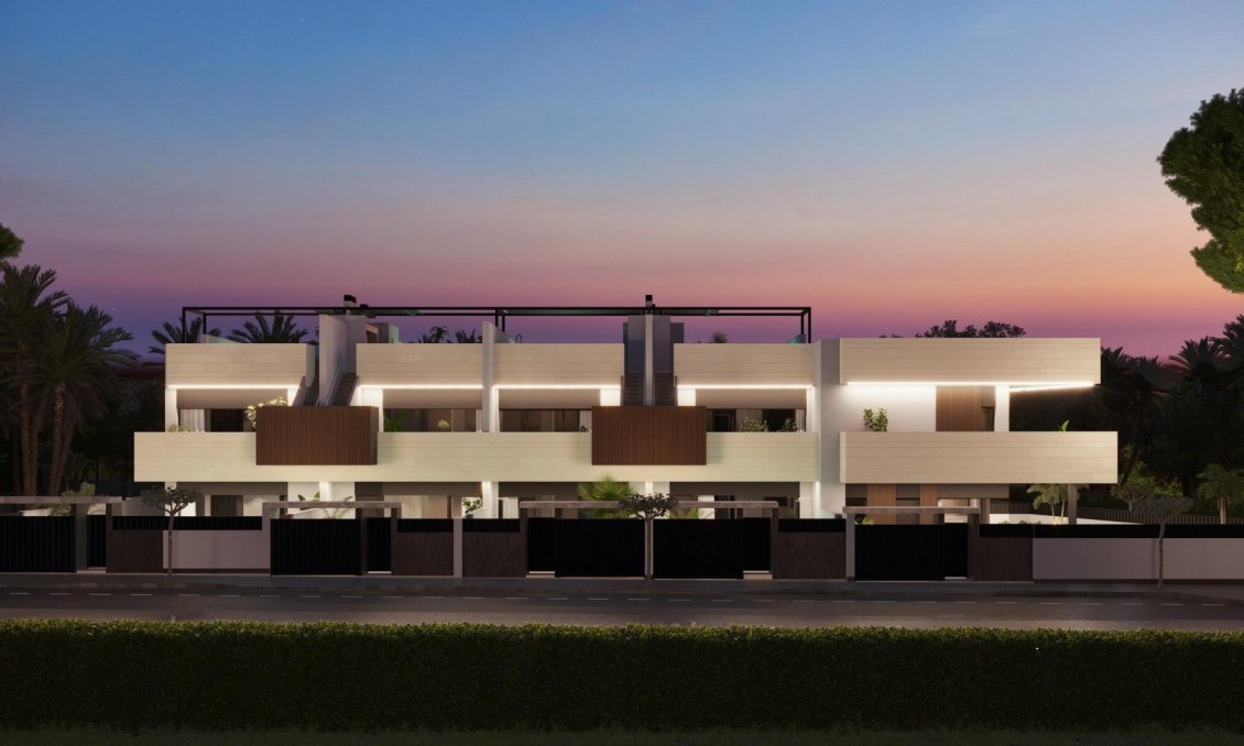 Obra nueva - Villa -
Pilar de la Horadada - parques de Andromeda