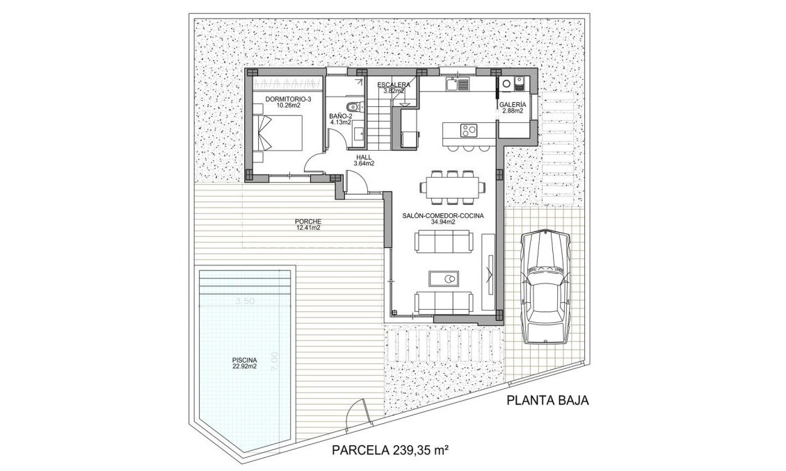 Obra nueva - Villa -
Benijofar - Polideportivo