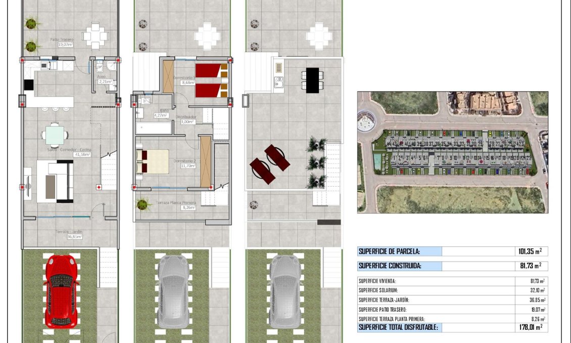 Obra nueva - Town House -
Cox - San Fernando