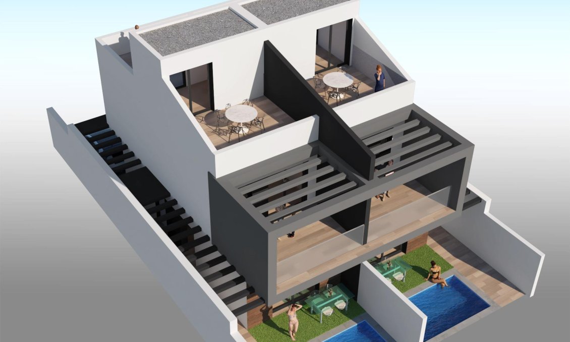 Obra nueva - Villa -
San Javier - Santiago De La Ribera