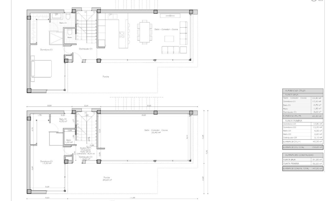 Obra nueva - Villa -
Orihuela Costa - PAU 26