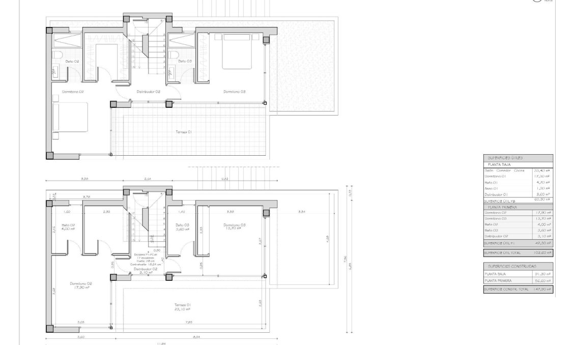 Obra nueva - Villa -
Orihuela Costa - PAU 26