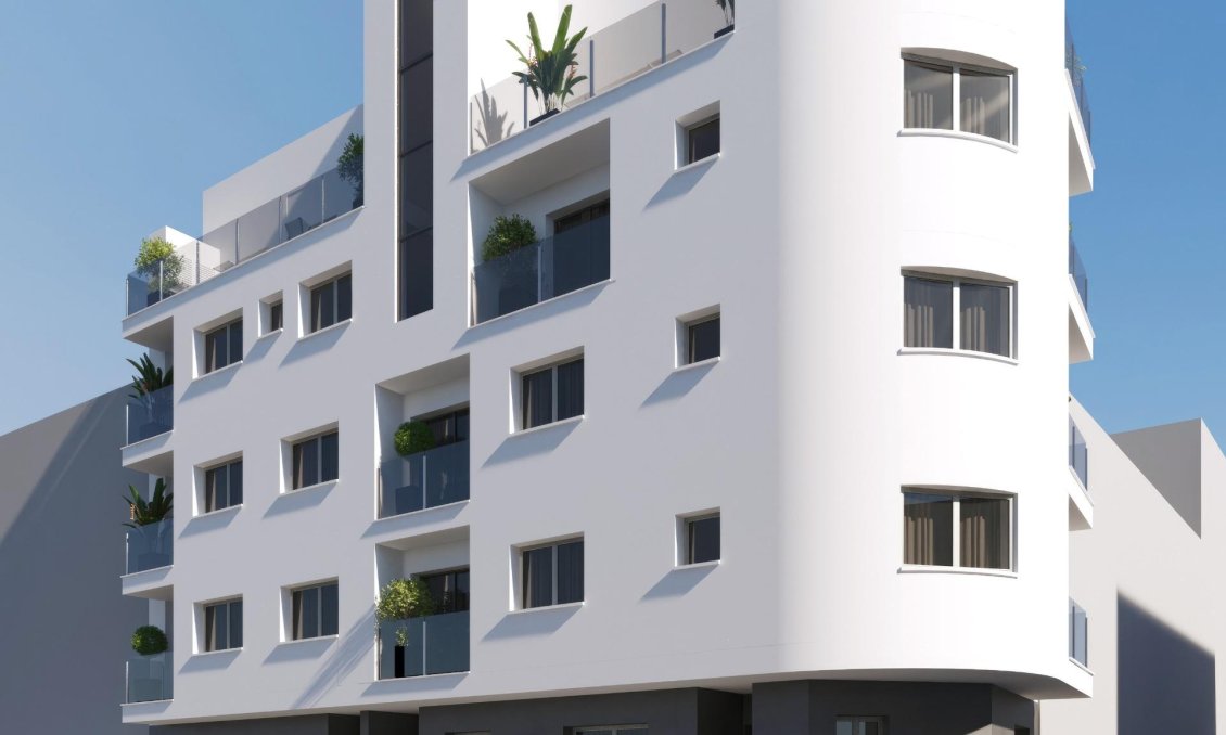 Obra nueva - Apartamento -
Torrevieja - Centro