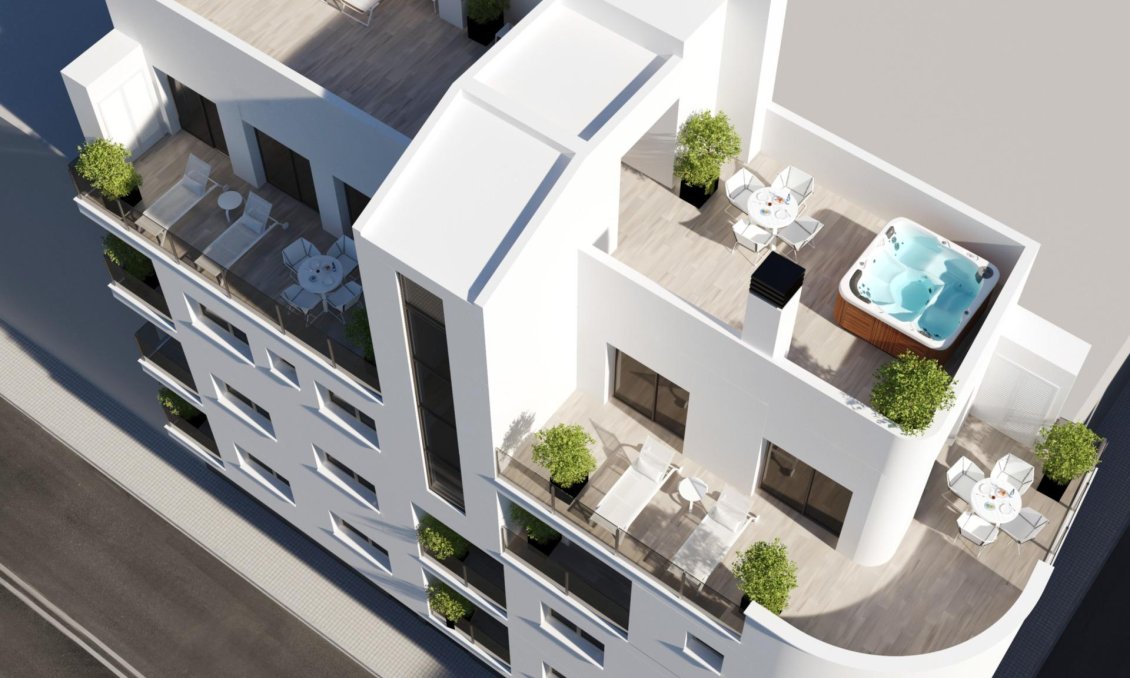Obra nueva - Apartamento -
Torrevieja - Centro