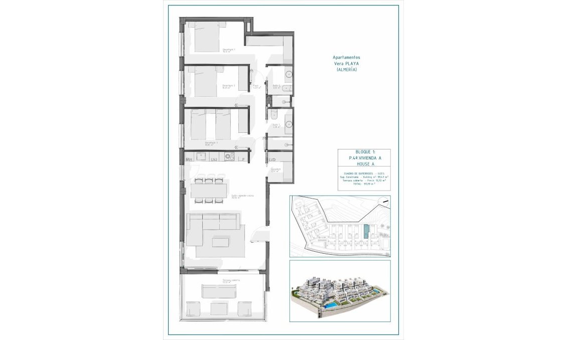 Obra nueva - Apartamento -
Vera - Pueblo Salinas