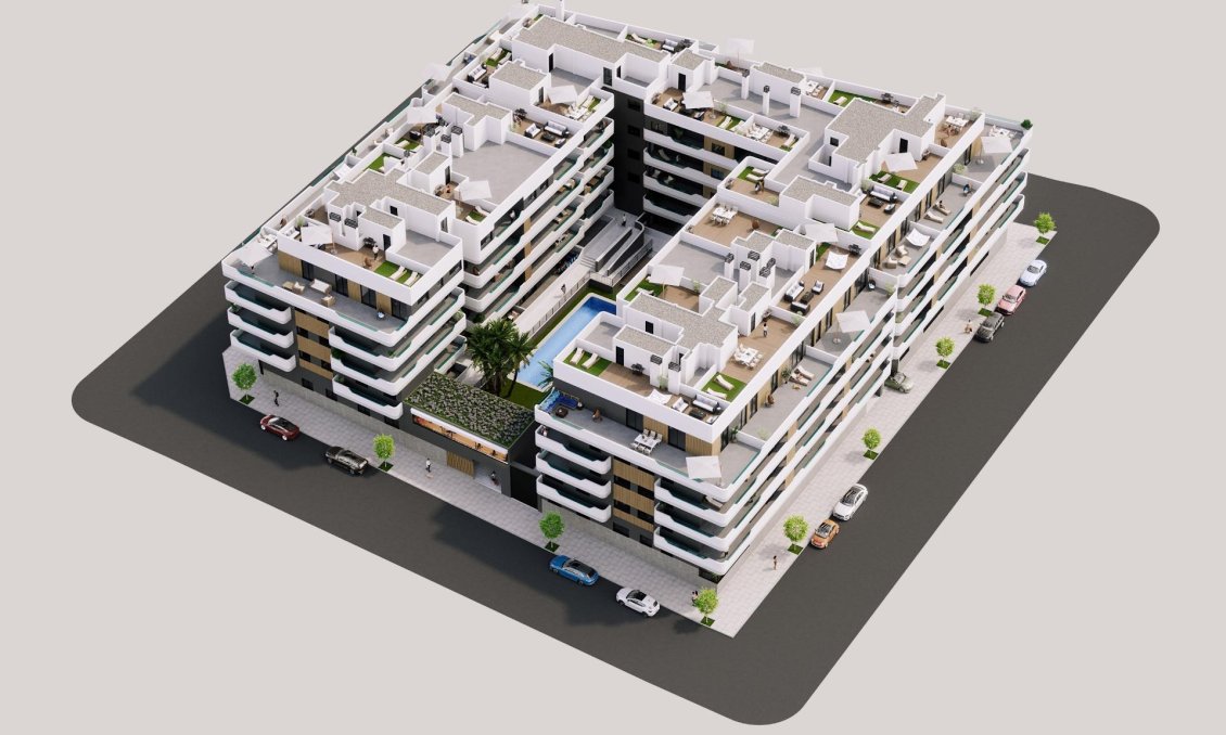 Obra nueva - Apartamento -
Santa Pola - Estacion de autobuses