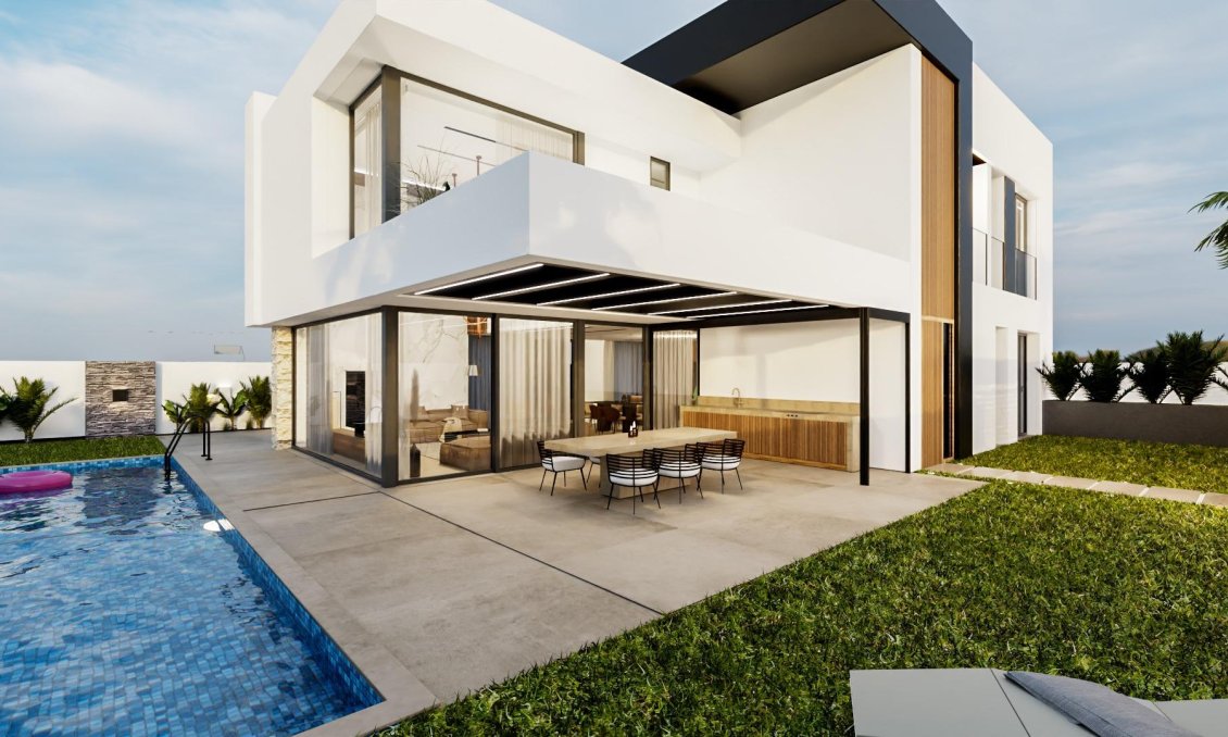 Obra nueva - Villa -
Orihuela Costa - La Zenia