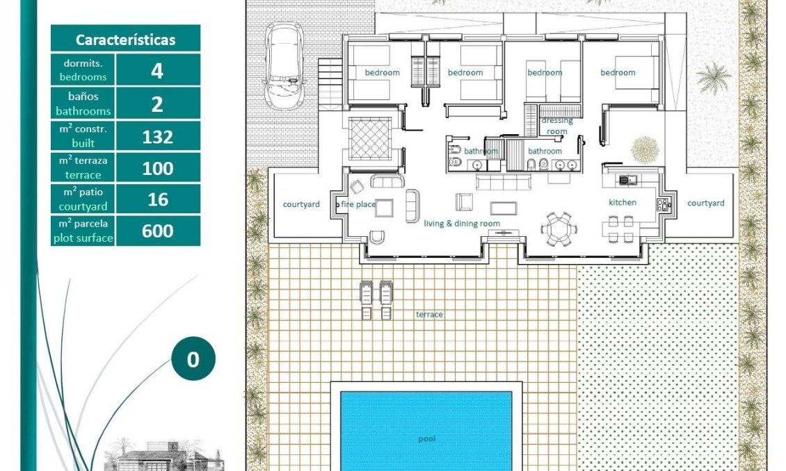 Obra nueva - Villa -
Sucina - Peraleja Golf
