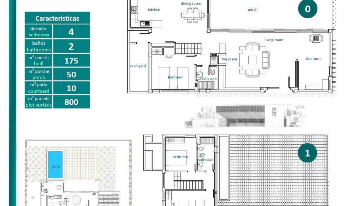 Obra nueva - Villa -
Sucina - Peraleja Golf