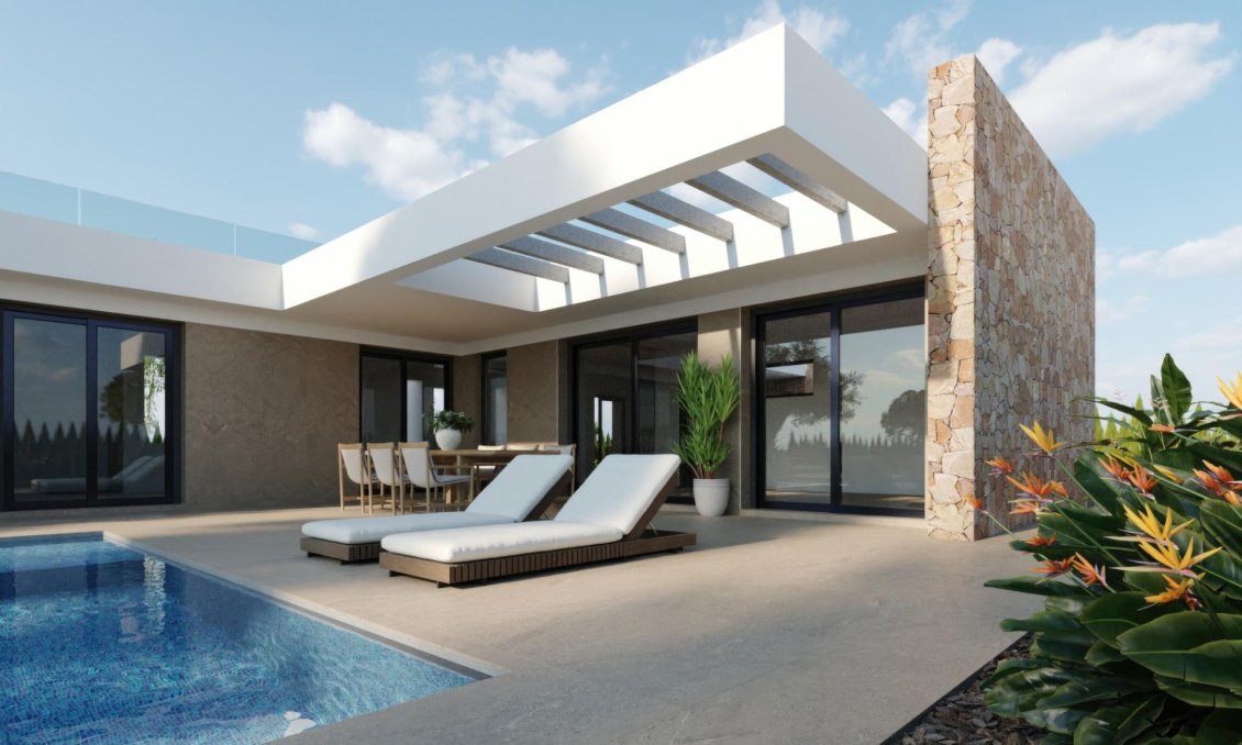 Obra nueva - Villa -
Fuente Álamo - Hacienda del Alamo
