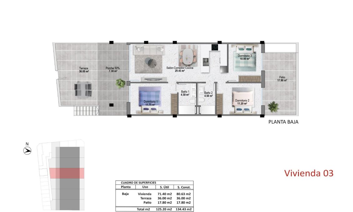 Nouvelle construction - Bungalow -
Pilar de la Horadada - pueblo