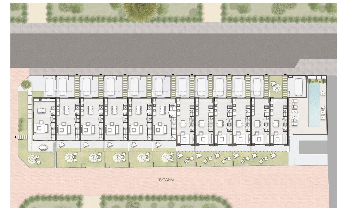 Obra nueva - Town House -
Pilar de la Horadada - pueblo