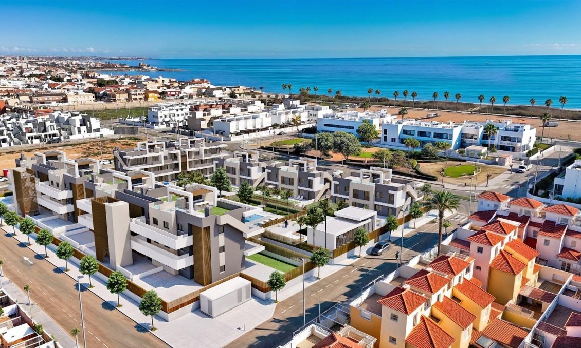 Obra nueva - Apartamento -
Pilar de la Horadada - Playa de las Higuericas