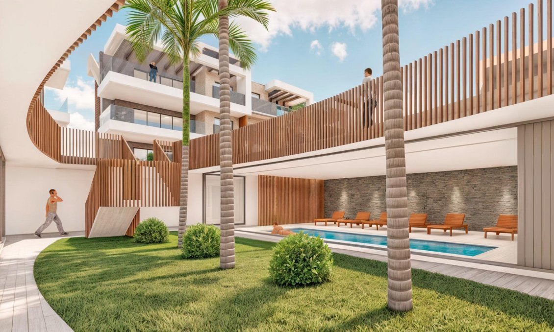 Obra nueva - Apartamento -
Pilar de la Horadada - Playa de las Higuericas