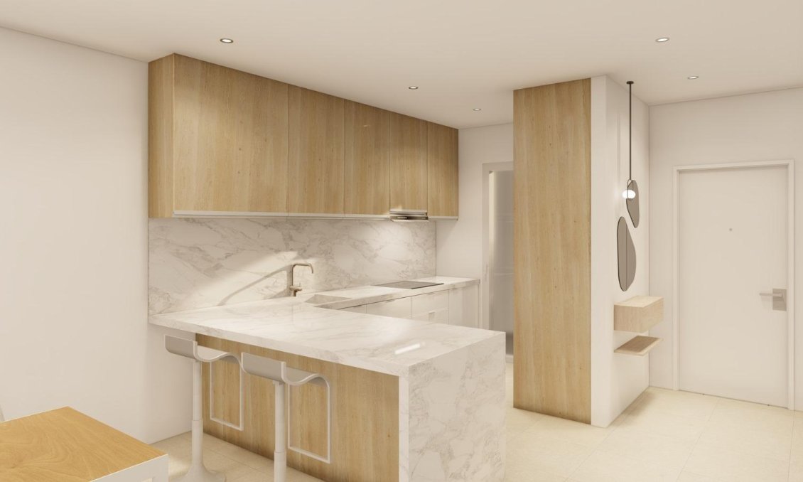 Obra nueva - Apartamento -
Pilar de la Horadada - Playa de las Higuericas