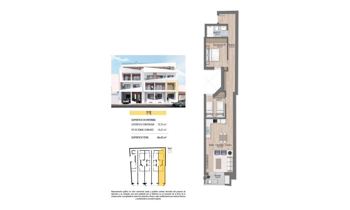 Új építésű - Apartman -
Torrevieja - Playa de El Cura