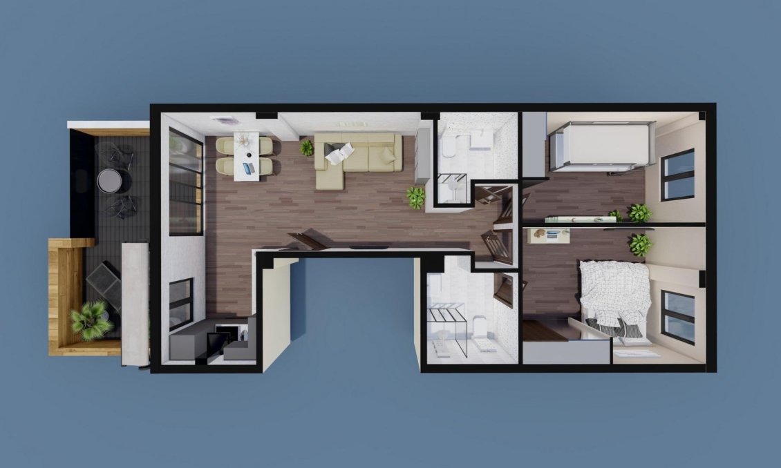 Neue Gebäude - Penthouse -
Pilar de la Horadada - pueblo