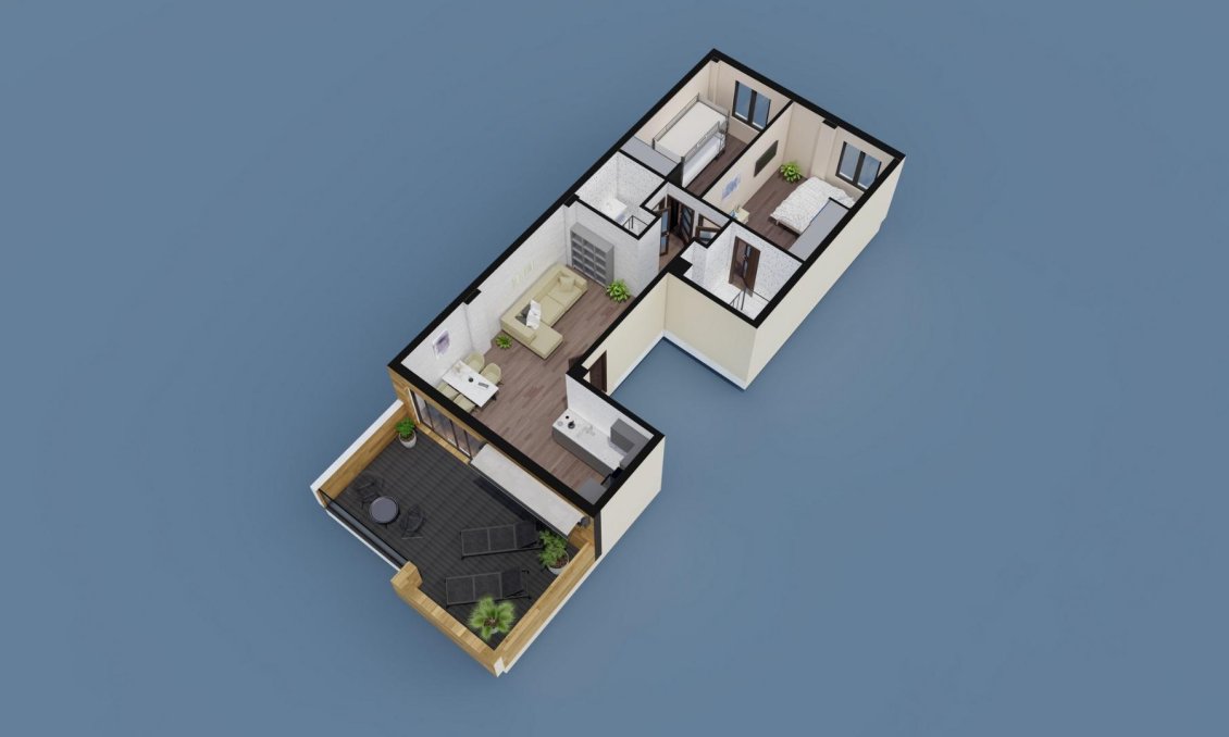Neue Gebäude - Penthouse -
Pilar de la Horadada - pueblo